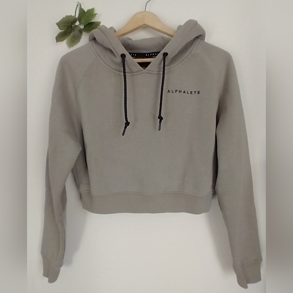 Alphalete Crop Top Hoodie Athlesure Wear Size Small